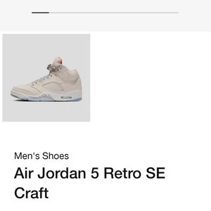 Air Jordan 5 Retro SE Craft